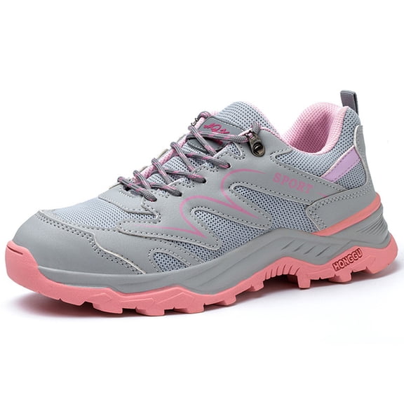AUXDIQ Steel Toe Work Shoes for Women Construction Industrial Safety Sneakers