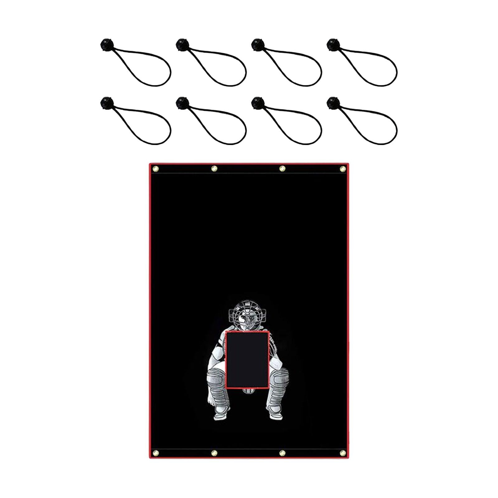 DimyFew Batting Cage Backstop Batting Cage Catcher Heavy Duty Portable Baseball Backstop 183cmx122cm