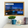 thumbnail image 4 of ArtToFrames 38x26 Inch - 97x66 CM Gold Puzzle Frame for 2000 piece Puzzles.2.00 Inch Custom MDF Puzzle Frames, Metallic Gold - Comes with Economy Acrylic, 4 of 5