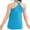 Blue, variant on Mikilon 1-12 Years Little Girls Solid Colors Soft Undershirt Sleeveless Shirts Kids Comfort Breathable Tank Tops