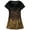 Black/Coffee/Gold, variant on PrettyGuide Women's Sequin Top Shimmer Glitter Loose Bat Sleeve Party Tunic Tops