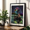 thumbnail image 4 of Traveling In A Lucid Dream - Salisbury England United Kingdom Collage Black Framed Wall Art Print 12 x 18 inches, 4 of 8