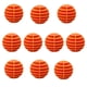 thumbnail image 5 of 10 pelotas de golf de polietileno portátiles para entrenamiento deportivo en interiores y exteriores. naranja, 5 of 7