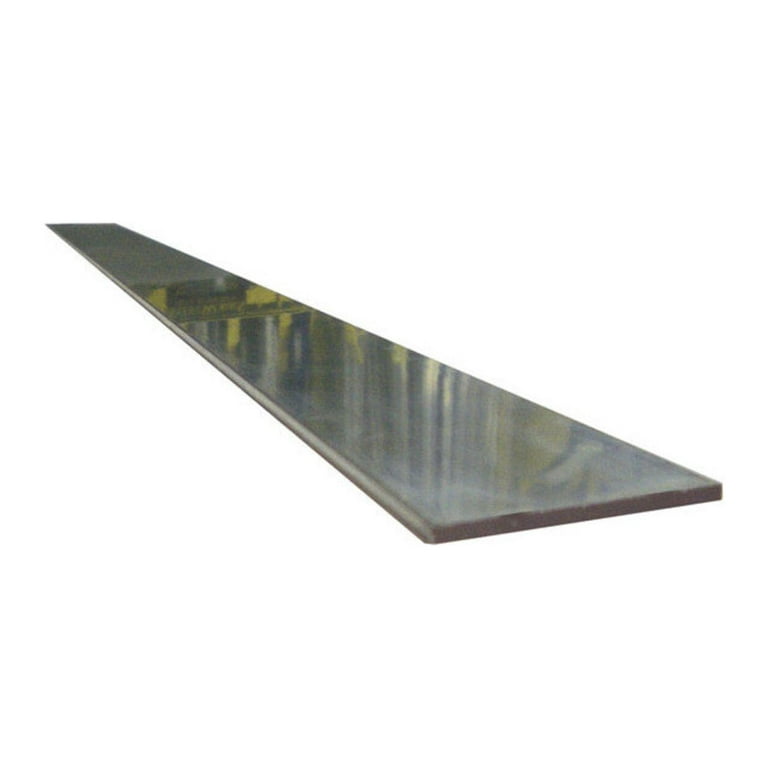 Boltmaster 0.0625 in. X 0.5 in. W X 3 ft. L Weldable Aluminum Flat Bar 1 pk Boltmaster 0.0625 in. X 0.5 in. W X 3 ft. L Weldable Aluminum Flat Bar 1 pk