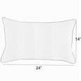 thumbnail image 3 of Sunbrella Sorra Home  Canvas Jockey Red Corded Indoor/ Outdoor Pillows (Set of 2) 14 in x 24 in, 3 of 5