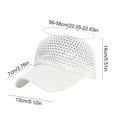 thumbnail image 3 of Linnome 5 Packs Oversize Baseball Mesh Cap,Breathable Cool Running Hat,Adjustable Summer Caps for Big Heads, 3 of 5