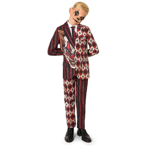 Suitmeister Boys' Suits BOYS Scary Clown Red - S Miscellaneous