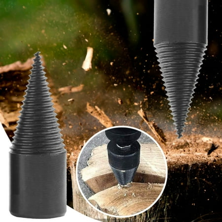 

WANYNG Firewood Drill Bit Wood Splitter Hex Shank Log Woodworking Tools For Electric Drill Machine 32mm One Size