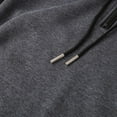 thumbnail image 6 of gbyLJF Mens Quarter Zipper Pullover Sweaters Long Sleeve Fleece Hooded Sweatshirts Warm Winter Solid Color Pocket Hoodie, 6 of 9