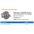 thumbnail image 2 of Water Pump - Compatible with 2012 - 2018 Chevy Sonic 1.8L 4-Cylinder 2013 2014 2015 2016 2017, 2 of 2
