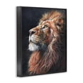 thumbnail image 3 of Stupell Industries Look Of The Lion Black Framed Giclee Art design by David Stribbling, 30 x 24, 3 of 8