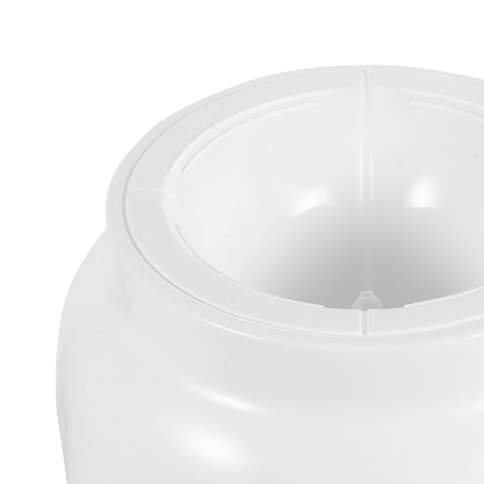 HEMOTON White Mini Water Dispenser for Desk Made of Plastic Holds Bottled Water 2.5L Ideal for Office Use
