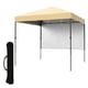 thumbnail image 1 of Garvee gazebo plegable 2.5 x 2.5 m para patio y camping, armado rápido, alta resistencia al agua y protección UV, incluye pared lateral y bolsa de transporte, 1 of 8