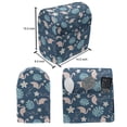 thumbnail image 4 of Tropical Stand Mixer Cover, Exotic Patterns Like Flamingos Monstera Leaves and Flowers Natural Art, Kitchen Appliance Organizer Bag Cover with Pockets, 5 Quarts, Blush and Night Blue, by Ambesonne, 4 of 4