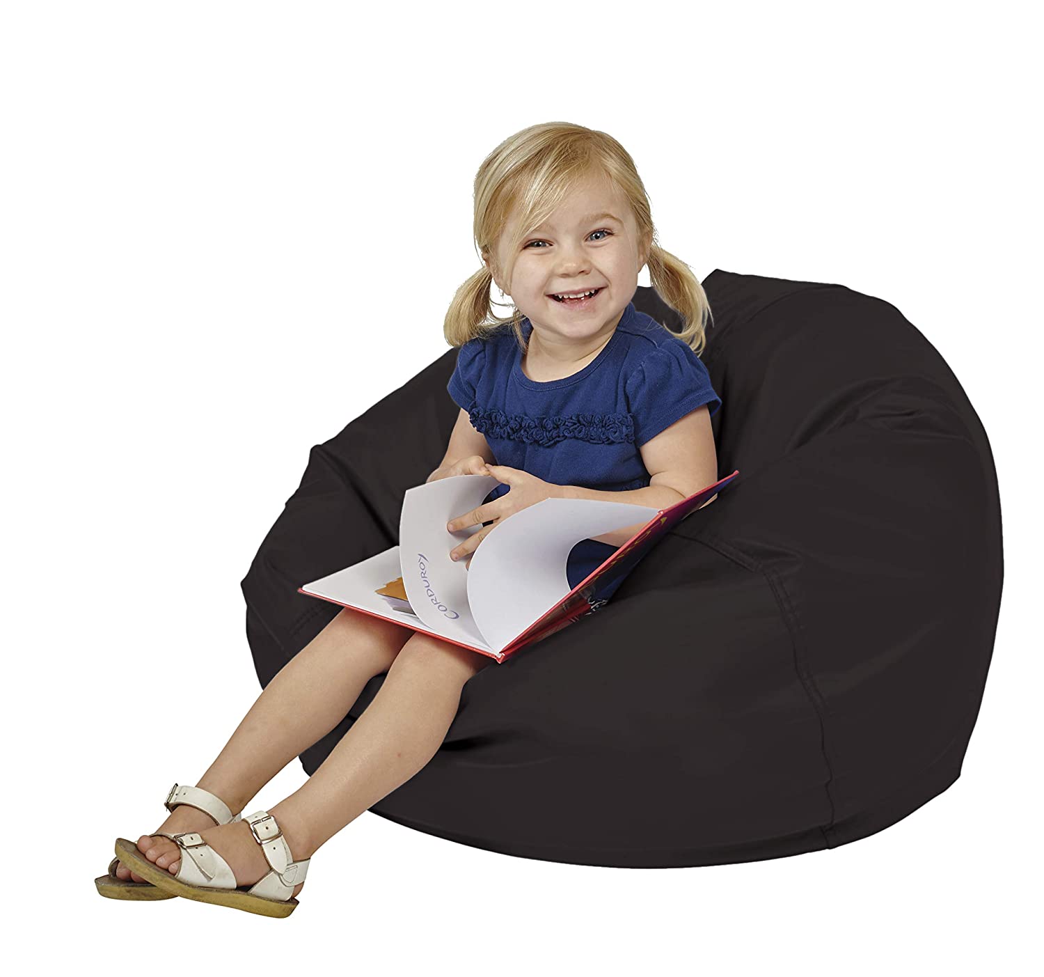 SoftScape Classic 26" Junior Bean Bag Chair Furniture for Kids Perfect