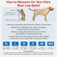 thumbnail image 3 of Standard Rear Splint for Dogs with Injuries, Arthritis, Fractures or Sprains, Durable & Lightweight Rear Splints for Rehability Treatment & Post-Surgery Protection for Pets - XS, 3 of 4