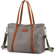 Laptop Bag Waterproof Lightweight Tote Bag for Women Nylon Briefcase Computer Work Shoulder Handbag Fits 15.6 inch
