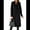 Black, variant on Womens Long Wool Coat Double Breasted Trench Coat Fall Winter Clothes