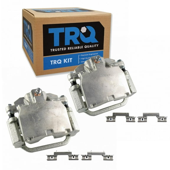 TRQ Rear Brake Caliper Set Compatible with 07-20 Cadillac Chevrolet 07-19 GMC