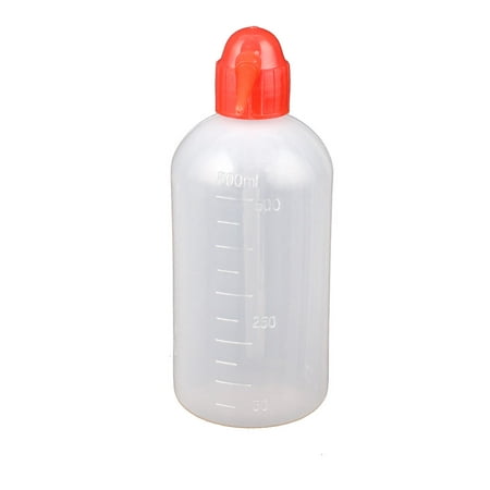 500ml Red Bent Tip Tattoo Wash Cleaning Chemical Reagent Alcohol Squeeze