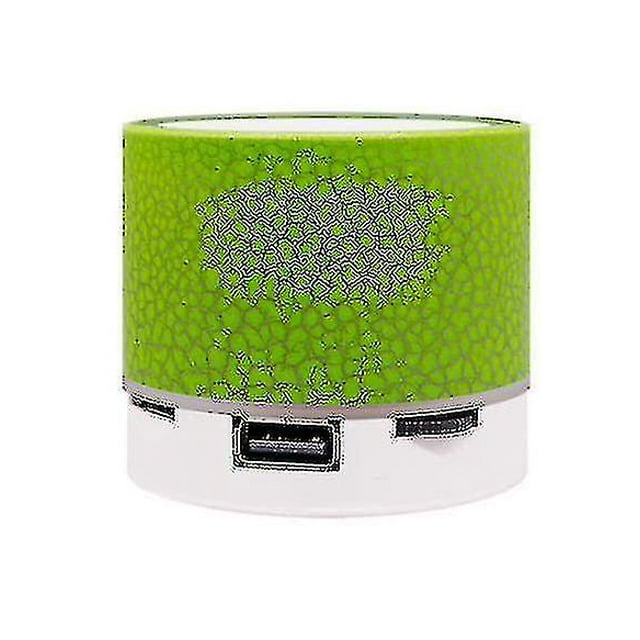 Haut-parleur Bluetooth Sans Fil Vert, subwoofer Étanche Lecteur Extérieur