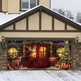 thumbnail image 4 of BKRE Large Garage Door Banner Outdoor For Holiday Season Double Xmas Yard Sign With Reinforced Edges, 4 of 5