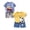 D-Light Yellow & Red (4PC), variant on Boys Toddler Clothes 3-6 Months Girl Clothes Toddler Boy Tshirts and Shorts Set 4Pcs Baby Boy Clothing