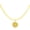 Yellow, variant on Fruit Pendant Choker Necklace Hand-Strung Seed Bead Adjustable Extension for Casual Daily Outfits