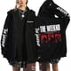 thumbnail image 1 of Sudaderas con cremallera para rapero, chaquetas informales de gran tamaño, sudaderas con capucha de lana fina con estampado gráfico, Tops con cremallera, abrigo de calle de Hip Hop, 1 of 4