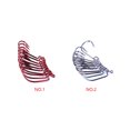 thumbnail image 1 of pitrice High Carbon Steel Octopus Salmon Bass Trout Fishhooks Set Circle Fishing Crank Hooks Kit with Box, 1 of 3