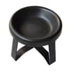 thumbnail image 1 of Comedero elevado para perros con soporte para proteger el cuello y dispensador de agua. Negro, 1 of 9