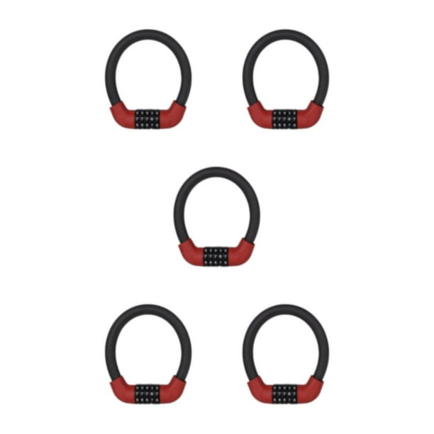 Advancent candado de bicicleta universal antirrobo cerraduras de cadena de seguridad código de combinación candado ciclismo accesorios de Type2 NO2