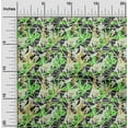 thumbnail image 2 of oneOone Cotton Poplin Green Fabric Abstract Sewing Material Print Fabric By The Yard 56 Inch Wide, 2 of 4