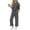 Gray-A13, variant on Women's 2 Piece Sets Summer Lounge Travel Outfits Short Sleeve Tops Wide Leg Airport Casual Trendy Sweatsuits Saffron M