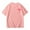 Pink, variant on MIXUE Toddler Girls Tops & T-Shirts Summer Floral Print Round Neck Short Sleeve Casual Comfortable Pullover T-shirts Holiday Wear,Black,3-4 Years