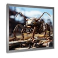 thumbnail image 3 of Designart "Antics In The Industrial World" Animals Ant Picture Framed Canvas Wall Art, 3 of 5