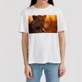 thumbnail image 4 of T Shirts for Women,Mens T Shirt,Jungle Animal Leopard Pattern,3XL, 4 of 5