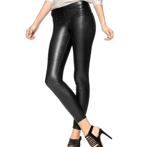 Hue New Black Womens Size Um M Faux Leather Coated Legging Pants Com - Hue Women S Faux Leather Leggings Hue New Black Womens Size Um M Faux Leather Coated Legging Pants Com - Hue Women S Faux Leather Leggings