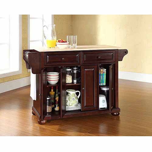 Crosley Furniture Alexandria Natural Wood Top Kitchen Island Com Crosley Furniture Alexandria Natural, Craigslist Santa Fe Outdoor Furniture