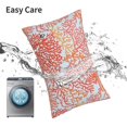 thumbnail image 6 of Pofeuu Corals Print Polyester Microfiber Plush Pillowcases, Super Soft and Cozy Pillow Case Covers with Envelop Closure（Pillow core not included）-16"x24", 6 of 6