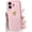 Pink, variant on REQO Compatible for iPhone 17 Pro Max Case Cute Aesthetic 3D Heart with Gloss Golden Epoxy Design for Girls Women Soft TPU Shockproof More Protective Girly for iPhone 17 Pro Max Case