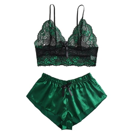 Bra and Panty Sets for Women Seamless Bralettes Lingerie Sexy Sets Comfortable Sports V Neck Bras Panty Thongs Sets