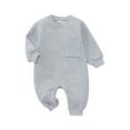 thumbnail image 1 of KaLI_store Jumpsuit For Baby Boy Baby Girl Boy Clothes Short Sleeve Cow/Letter Print Romper Bodysuit One Piece Jumpsuit Summer Clothes,Grey, 1 of 1