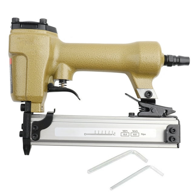 Clavadora neumática de aire P625, grapadora neumática para clavos de grano, 100 unidades, longitud de 10 a 25 mm