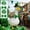 A, variant on 23 Inch Porch Goose Outfit for St. Patrick’s Day – Green Clover Hat and Bow Tie Decoration for Lawn Garden Patio Goose Statues – Nylon Spandex Costume Accessories Set