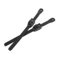 thumbnail image 4 of TABLZONE Patins à Roulettes Boucle 2 Ensembles Noir PVC en Forme de Cœur pour Patinage, 4 of 8