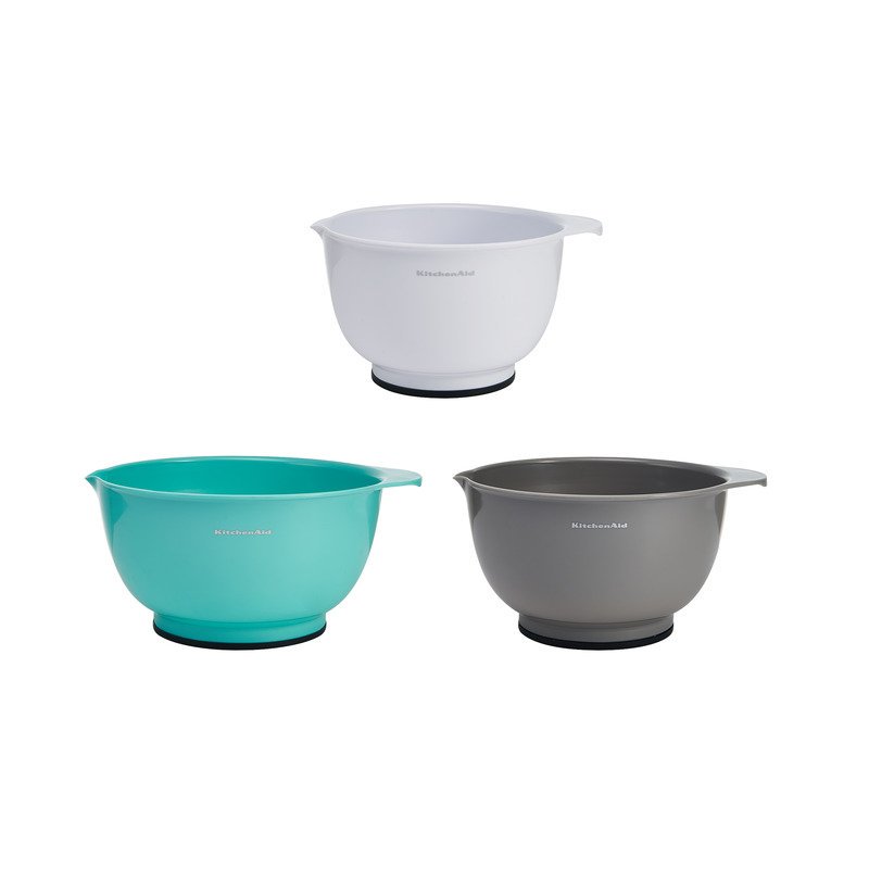 KitchenAid Universal Mixing Bowls (Set of 3) Mixed Colors Walmart