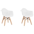 thumbnail image 1 of Set de dos sillas Eames con descansabrazo para Niños y Niñas (BLANCO), 1 of 4