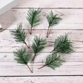 12 Simulated Pine Needle Pine Branches 2.76In Green Branch Decoration