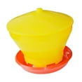 thumbnail image 3 of Comedero automático para pollos, comedero para granja, equipo para cría de ganado, aves automáticas amarillo, 3 of 9
